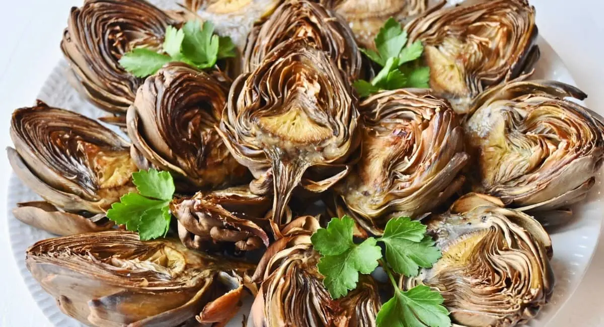 Alcachofas al horno fáciles