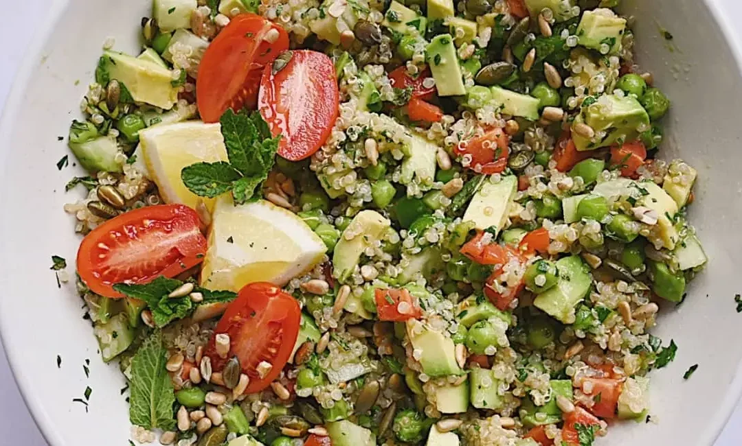 ENSALADA DE QUINOA Y MENTA