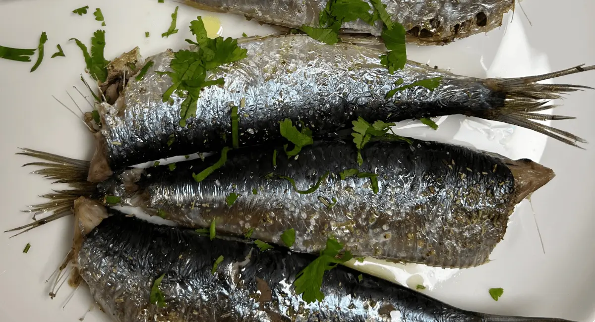 Sardinas al horno jugosas