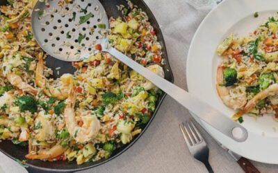 ARROZ TRES DELICIAS A LA HAWAIANA